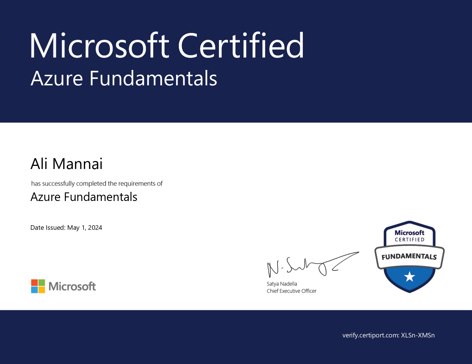 Azure Certificate